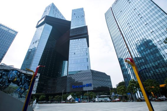 深圳腾讯大厦向日葵官方app安装施工案例实景图片